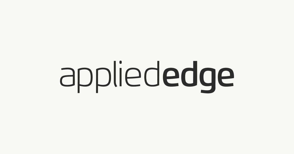 Applied Edge · Move on AI with confidence.
